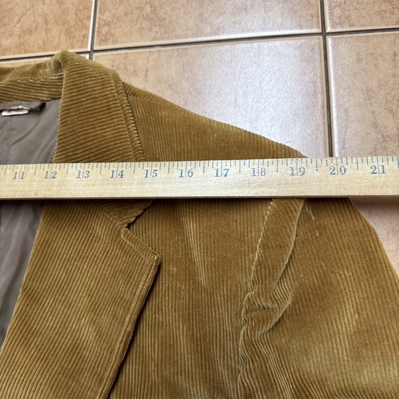 Vintage Kmart Corduroy Blazer Jacket Brown Sz 42R Japan Made 100% Cotton‎ 80s - Picture 8 of 11